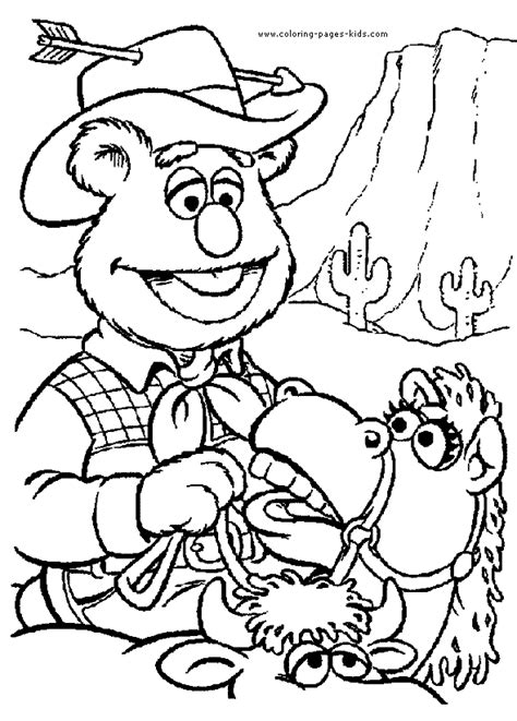 The Muppet Show Color Page Coloring Pages For Kids Cartoon