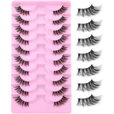 Amazon Wiwoseo Half Lashes Natural Look Eyelashes Extension