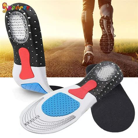 Spencer 1 Pair Gel Orthotic Sport Insoles Insert For Men And Women Shoe