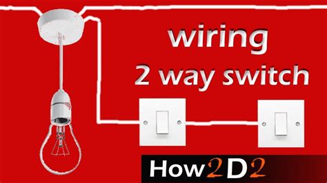 2 way switch electrical lighting wiring diagram how to control one lamp from three different places by using two connect the earth wire to the connected electrical appliance as well as switches as per electrical regulation in your area. LIGHT SWITCH Wiring 2 way switch How to wire 2-way light switch - YouTube