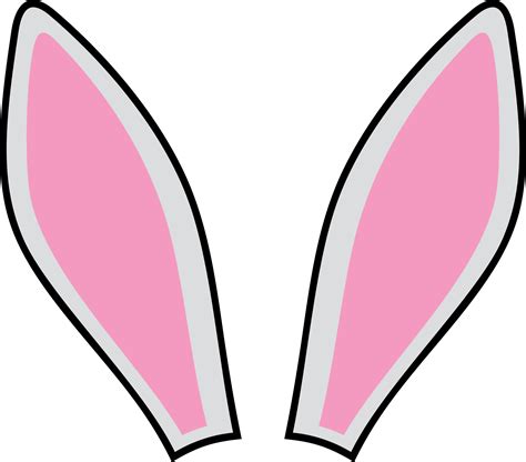 conejito orejas de conejo color png ilustración PNG