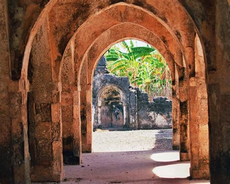 Ruins Of Kilwa Kisiwani And Ruins Of Songo Mnara Tanzania The Site