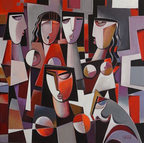 Cubist Style And Neo Cubism Paintings For Sale Ygartua Originals
