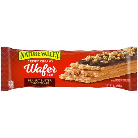 Nature Valley Wafer Bars Crispy Creamy Peanut Butter Chocolate 13