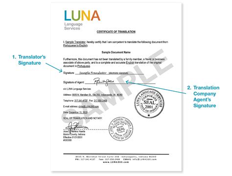 What Is Notarized Translation Notarized Vs Certified LUNA Language