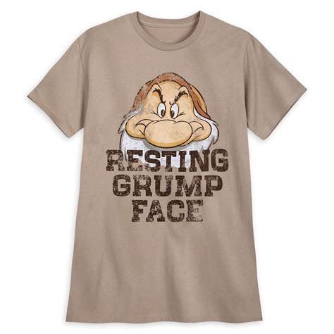 Grumpy T Shirt For Adults Snow White And The Seven Dwarfs Is
