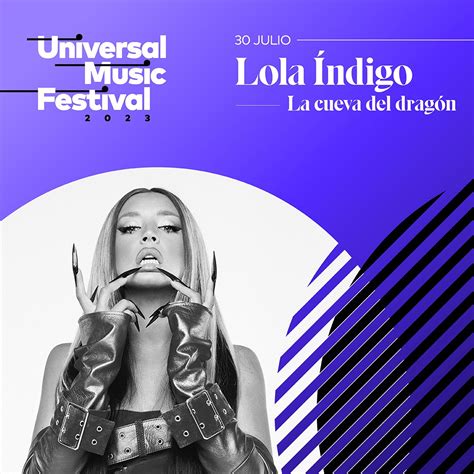 Lola Índigo To Perform At The Finale Of Universal Music Festival 2023