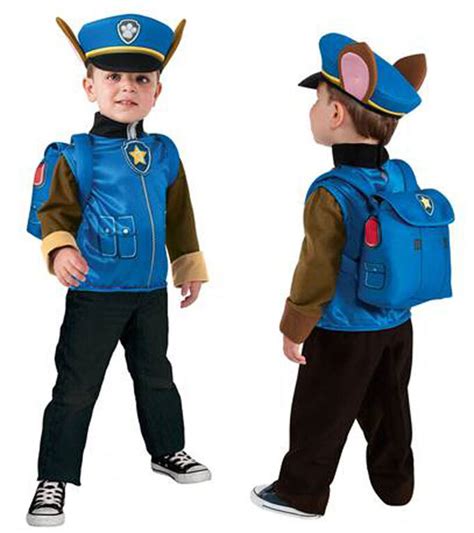Paw Patrol Chase Deluxe Costume Top Set Toys R Us Canada