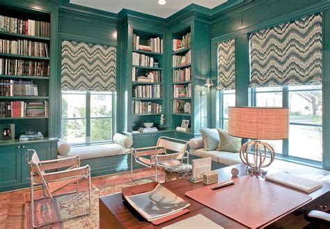 See the best teal paint color ideas here. 23 Space-Savvy Home Offices that Utilize their Corner Space