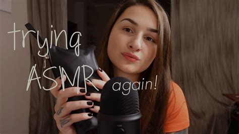 trying asmr again wow so triggering much tingles youtube