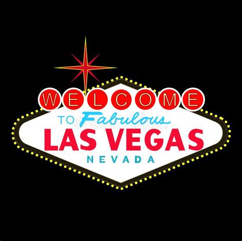 Vector Lasvegas Sign At Night Eps Format Available Welcome To