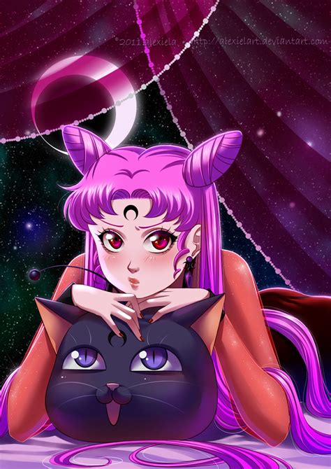 In the original japanese anime adaptation of naoko takeuchi 's manga, pretty soldier sailor moon, the character is named black lady. Sailor Moon: Black Lady by alexielart on DeviantArt
