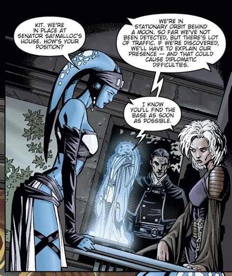 Aayla Secura Clad Down And Undercover In [star Wars Clone Wars 2004 Vol 4] R Comicnude