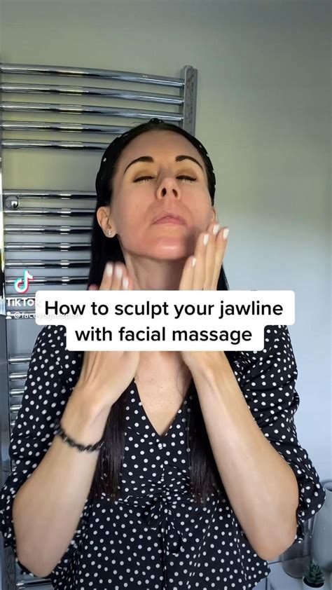How To Sculpt Your Jawline With Facial Massage Facial Massage Routine Facial Massage Facial