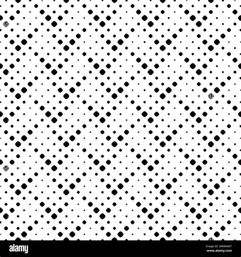 Seamless Monochrome Geometrical Diagonal Square Pattern Background