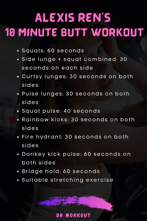 Alexis Rens Workout Routine Dr Workout