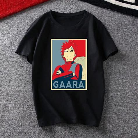 Jual Kaos Distro Premium Naruto Kazekage Gaara Kaos Anime Boruto Pria