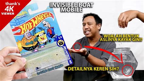 Asli Bentuk Mainan Invisible Boat Mobile Dari Spongebob Hotwheels