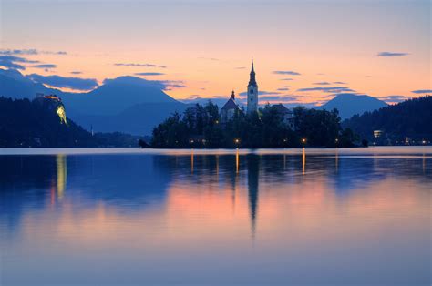 Wallpaper Mountain Lake Alps Sunrise Reflections Dawn Unesco