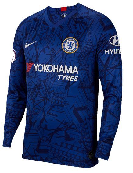 Camisa Do Chelsea 2020 Manga Longa Uniforme Titular