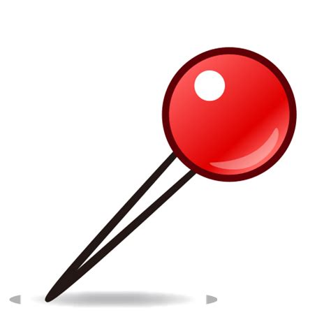 Round Pushpin Emoji For Facebook Email And Sms Id 9872 Uk