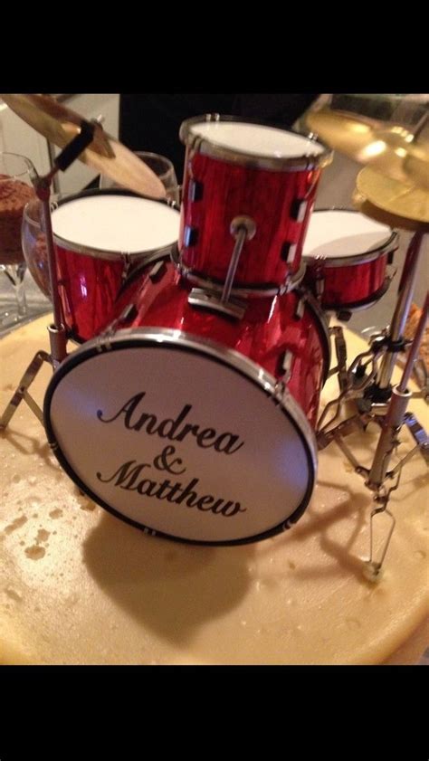How To Make A Drum Set Cake Topper Cake Walls