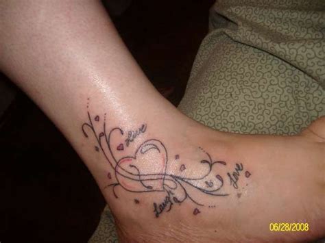 Heart On Foot Tattoo Ankle Tattoos For Women Foot Tattoos For Women