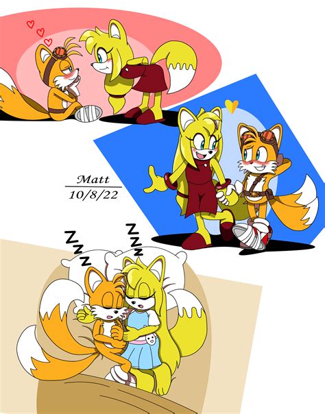 Tails X Zooey 1 By Silverphantom36 On Newgrounds