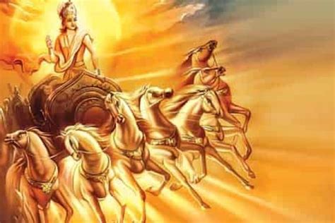 Surya Dev With 7 Horses