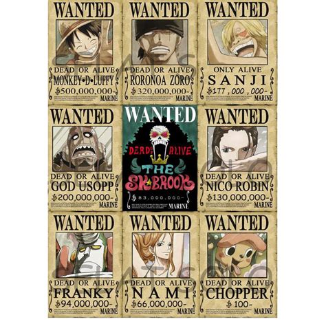 Brook 's wanted poster (as soul king brook). Poster Buronan One Piece Hd