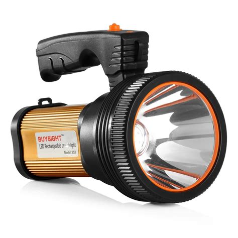 Bright Rechargeable Searchlight Handheld Led Flashlight Tactical