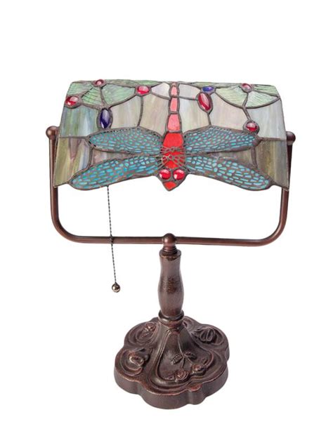 Dragonfly Banker Lamp Bankers Lamp Lamp Victorian Table Lamps
