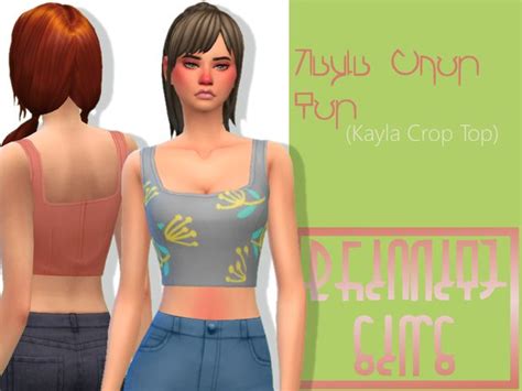 Kayla Crop Top Bgc 20 Swatches 12 Ea Swatch Recolor All Lods Vrogue
