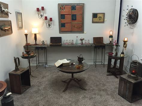 Check out Frank Mcgrath's booth of vintage curations and creations at