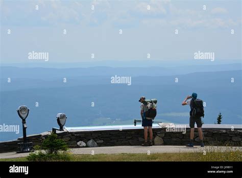 The Observation Deck And View From Mount Greylock The Tallest Mountain