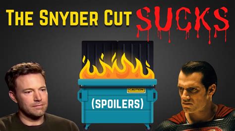 The Snyder Cut Is Going To Be Bad Youtube