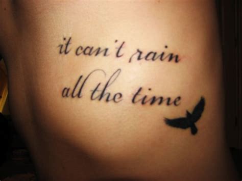 A phrase that is spoken in the movie the crow. It Can't Rain All The Time by Kryptkitten26 on DeviantArt