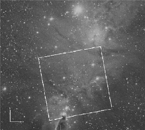 Digitized Sky Survey Image Of Ngc 2264 The Field Of View Of The