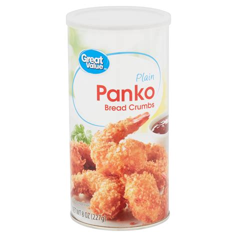Great Value Plain Panko Bread Crumbs 8 Oz
