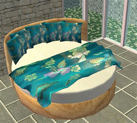 Mod The Sims Round Bed Ginevra Recolor
