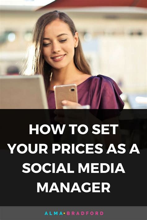 How To Create Your Prices As A Social Media Manager — Alma Bradford
