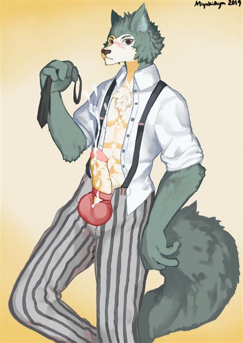 Rule 34 Beastars Bodily Fluids Canid Canine Canis Clothed Clothing