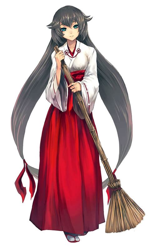 Miko By Khanshin On Deviantart Anime Art Fantasy Anime Character