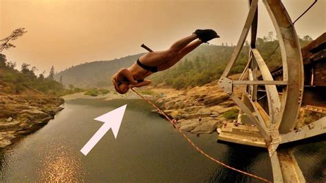 The Front Flip Rope Swing Vlog Youtube
