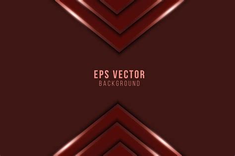 Dark Red Abstract Luxury Shapes Overlapping On Dark Red Background
