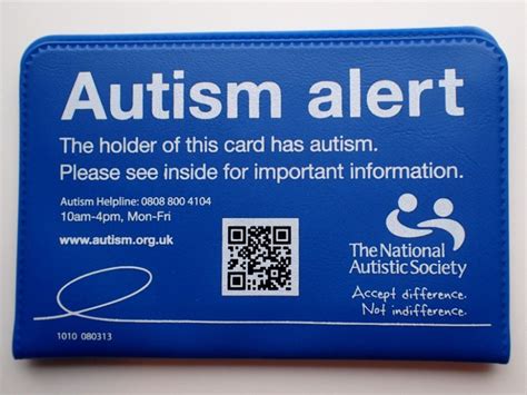 Autistic Nick Gets An Autism Alert Card Autistic Nick