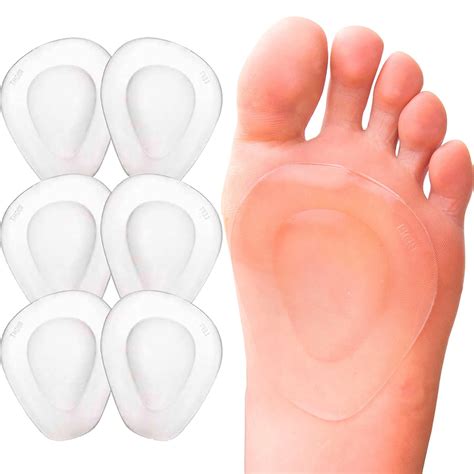 Buy Jkcare Gel Metatarsal Pads Adhesive Backed Ball Of Foot Cushions Forefoot Support For