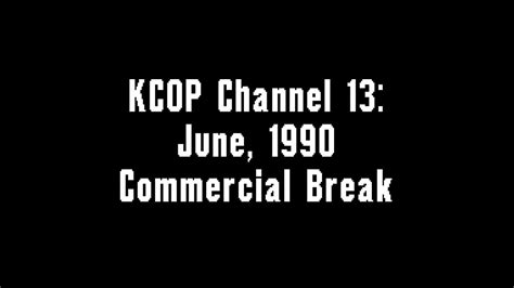 Kcop Channel 13 June 1990 Commercial Break Youtube