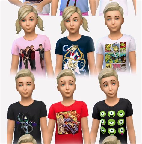 My Sims 4 Blog Shirts For Kids By Saraadianee