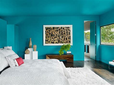 Works great as a guest room color combo. 20 Fashionable Turquoise Bedroom Ideas | Home Design Lover